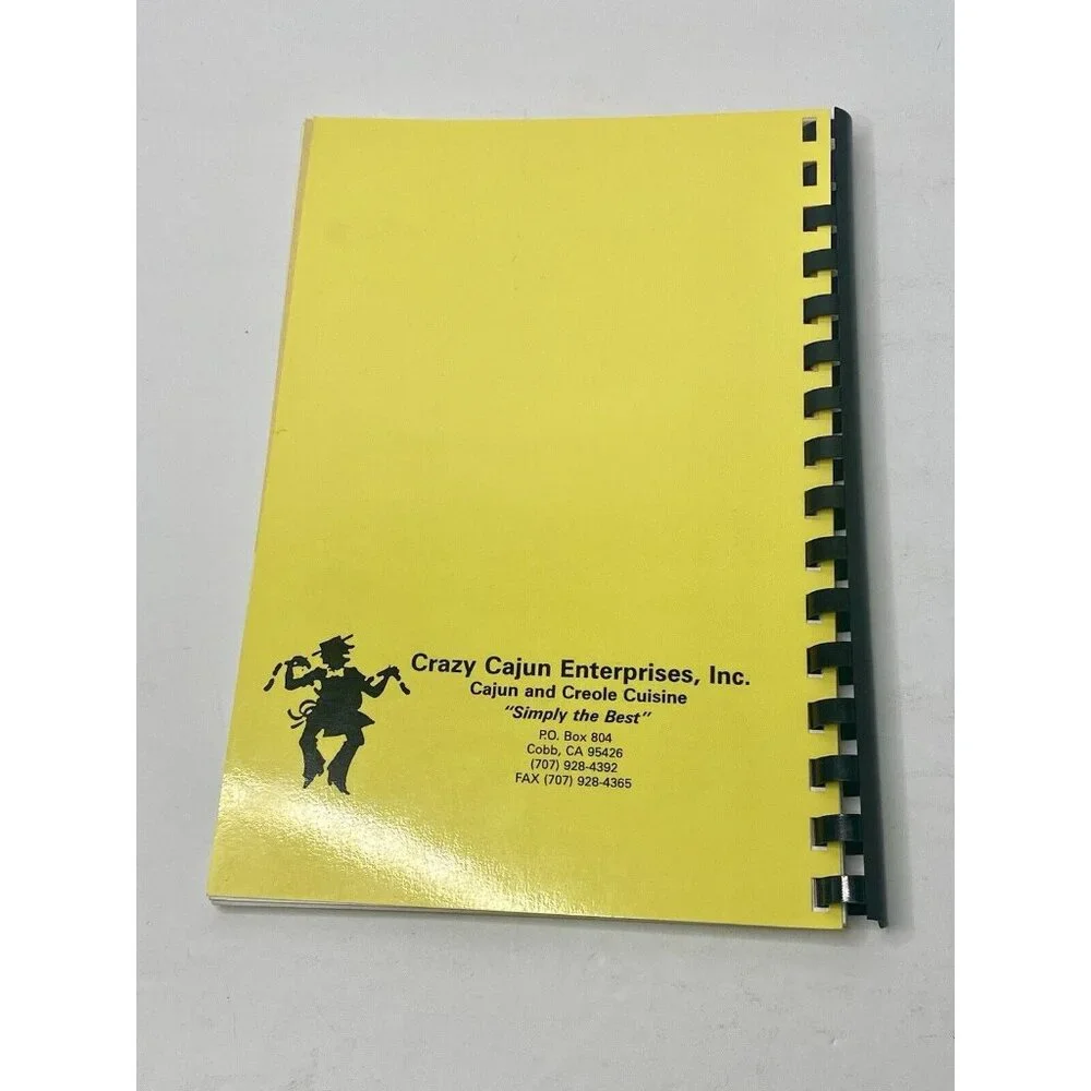 Cooking With Crazy Charlie Cookbook Cajun And‎ Creole Sauces Spiral Bound 1998